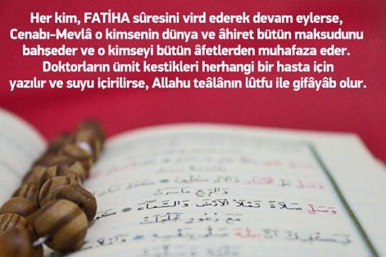 Fatiha Suresi Fazileti Nelerdir?
