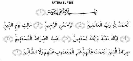 Fatiha Suresi Kaç Ayettir? Fatiha Suresi Kaç Ayettir?