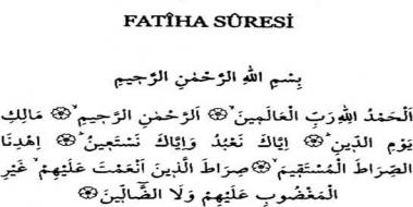 Fatiha, Okunuşu ve Anlamı Fatiha